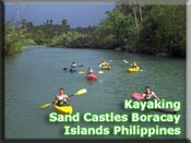 Kayaking : Sand Castles Boracay, Islands Philippines